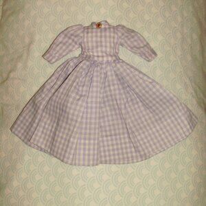 Louisa M. Alcott Little Woman Madame Alexander Vintage MEG Plaid Doll Dress